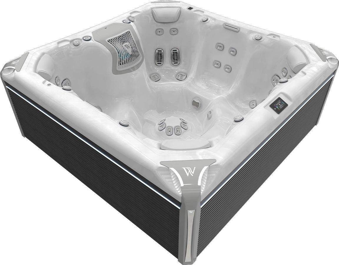 Wellis Elbrus Life Premium Whirlpool Außenwhirlpool 236x236x95cm für 7 Personen inkl. Thermocover