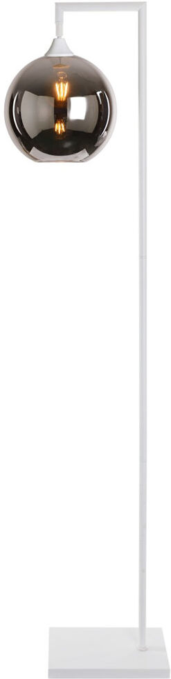 17 Stories Aeshia 155 H cm Task Floor Lamp White/Silver 155cm H X 15cm W X 35cm D