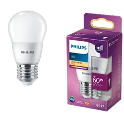 PHILIPS E27 LED Leuchtmittel in Tropfenform 7W wie 60W 2700K warmweiß opalweiss mattiert