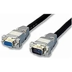 equip VGA zu (20 m), Videokabel, Schwarz, Silber