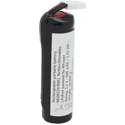 Notleuchtenakku LiFePo4 3,2V 600mAh mit Kabel und Stecker passend für RPower LFP32057.K