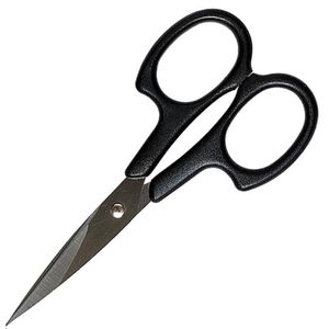 Rayher Büroschere 8937900, 11 cm, Papierschere, aus Edelstahl, rostfrei, schwarz