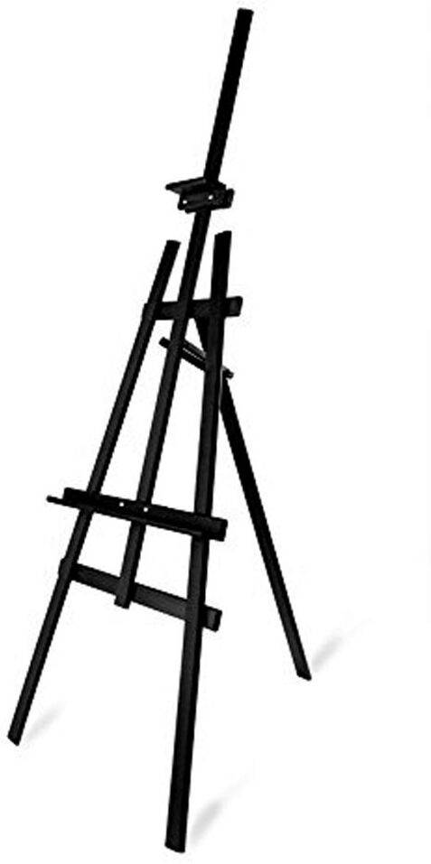 Ebern Designs Gargi Folding Easel Black 180'Hx51'Wx45'D