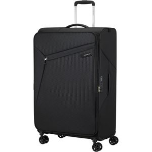 Samsonite Koffer Litebeam Spinner exp. schwarz, Weichschale, 4 Rollen, 103 Liter, 47 x 77 x 28cm