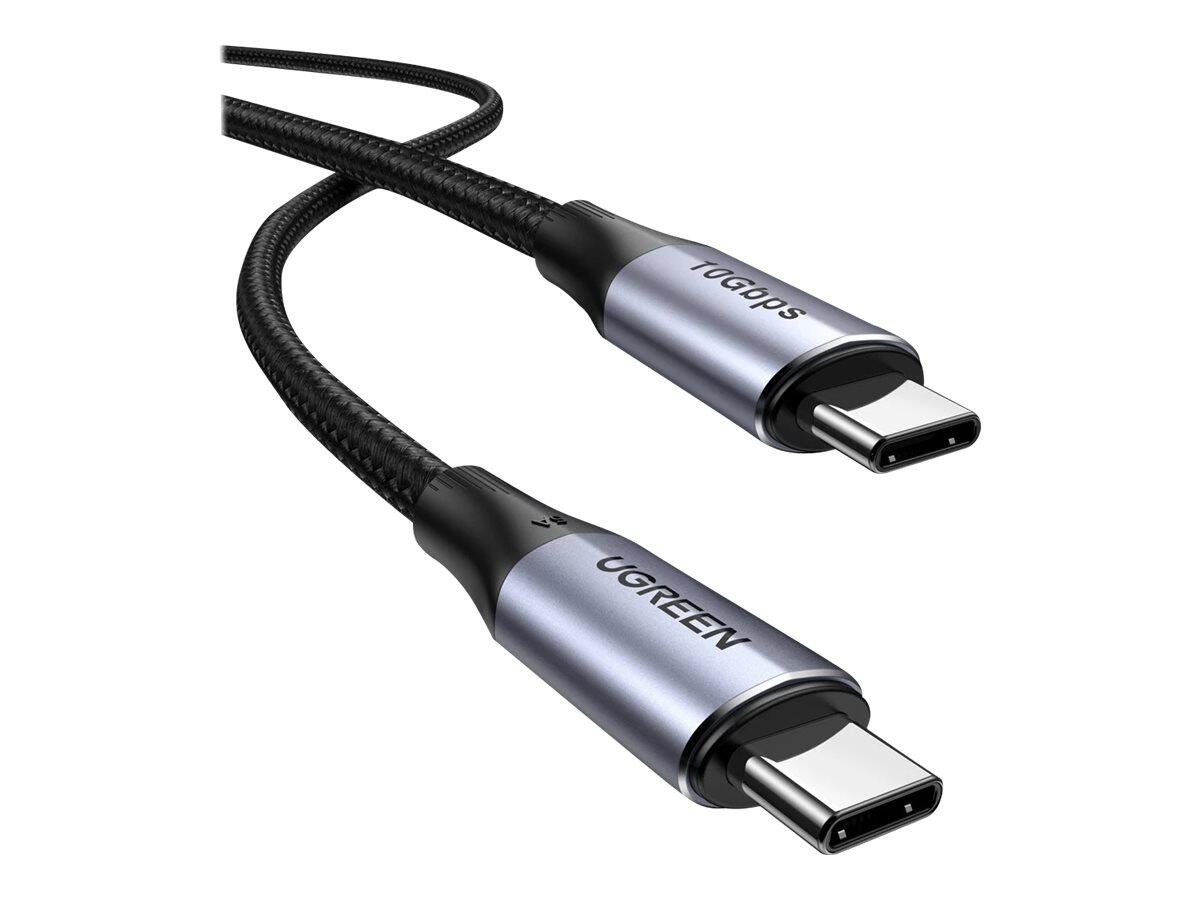 UGREEN US355 USB-C auf USB-C Ladekabel, 1m, schwarz 80150