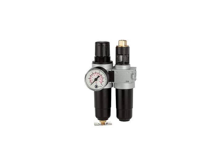 RIEGLER Druckminderer Riegler Wartungseinheit 2-tlg. »multifix-mini«, mit Metallbehälter, G