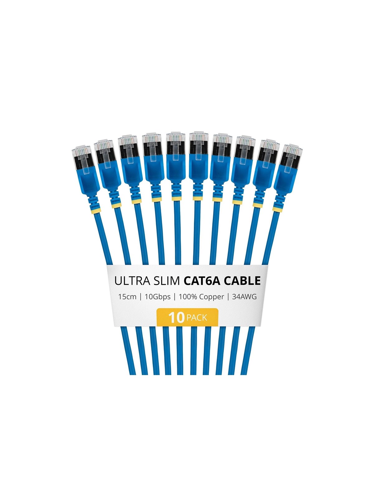 StarTech.com Startech patch cable - 15 cm - blue - Blau