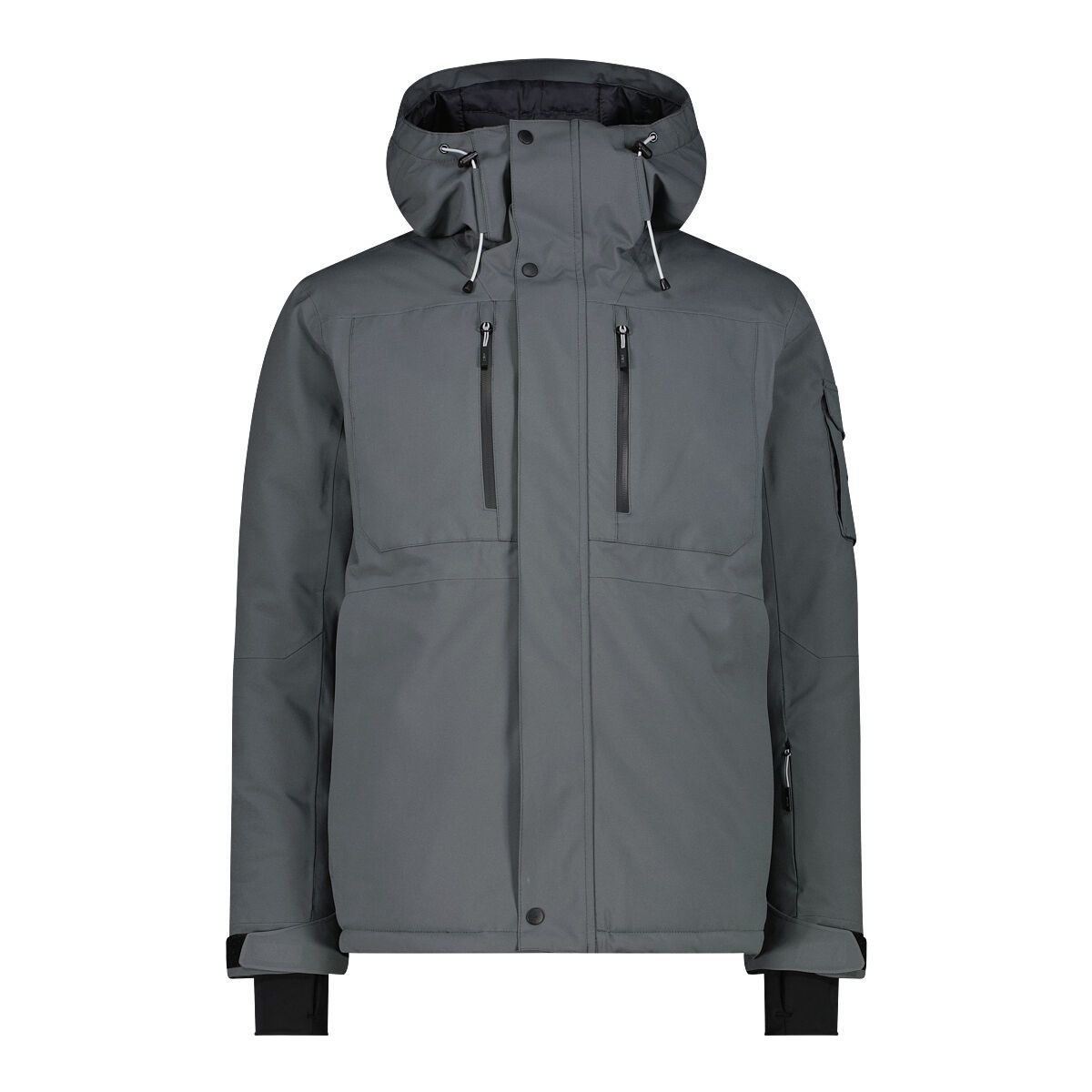 CMP MAN Ski Jacket FIX Hood grey (U862) 56 34W3917-U862-56