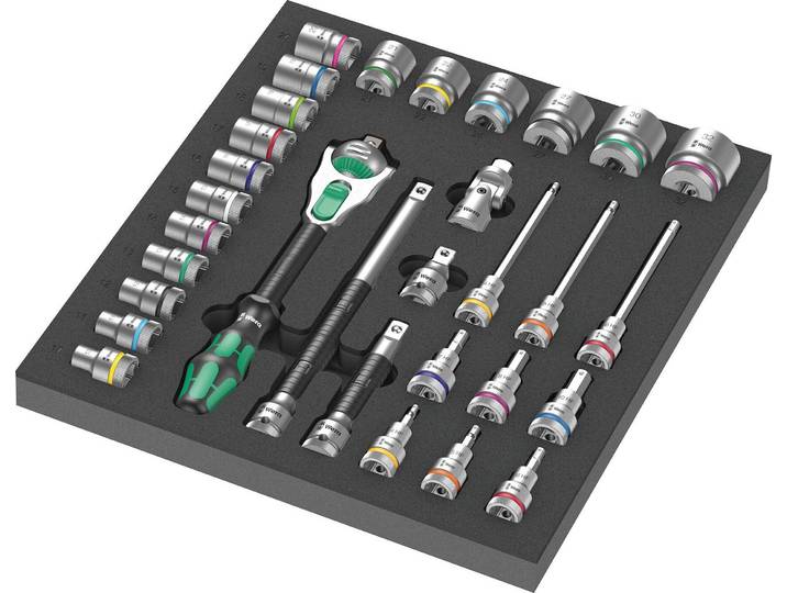 Wera 9722 Schaumstoffeinlage 8000 C Zyklop 1/2\ Knarre Set 1