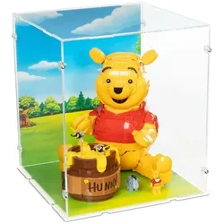 iDisplayit Acryl-Display für LEGO 43300 Winnie Puuh (Mit Hintergrundbild & weissem Boden)