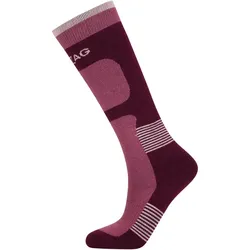 ZigZag Tippy Skisocken Kinder 4368 - red violet 25-28