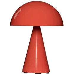 Hübsch, Tischlampe, Mush Tragbare Lampe Leuchtend Rot