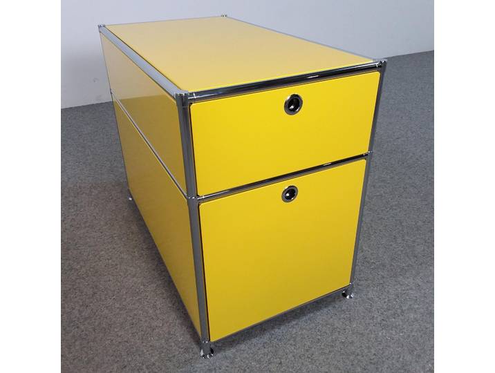 Standcontainer System4, Gelb, ohne Schliesszylinder, Neu – Ideal für leichte Aufbewahrung