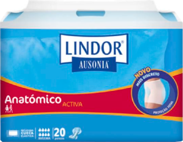Lindor Anatómico Plus 20 unidades