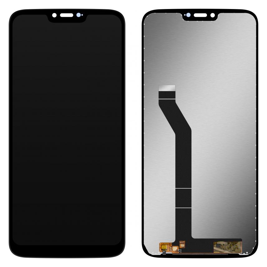 MP Display Unit f?r Moto G7 Power, w/o Frame, Aftermarket, Black (Display, Motorola Moto G7 Power) (58961191)