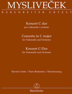 Bärenreiter Myslivecek Cellokonzert