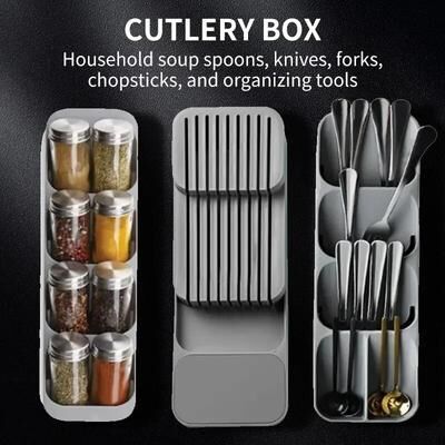 Uplifted Finds Kitchen Drawer Cutlery And Tableware Storage Tray fork Spoon Storage