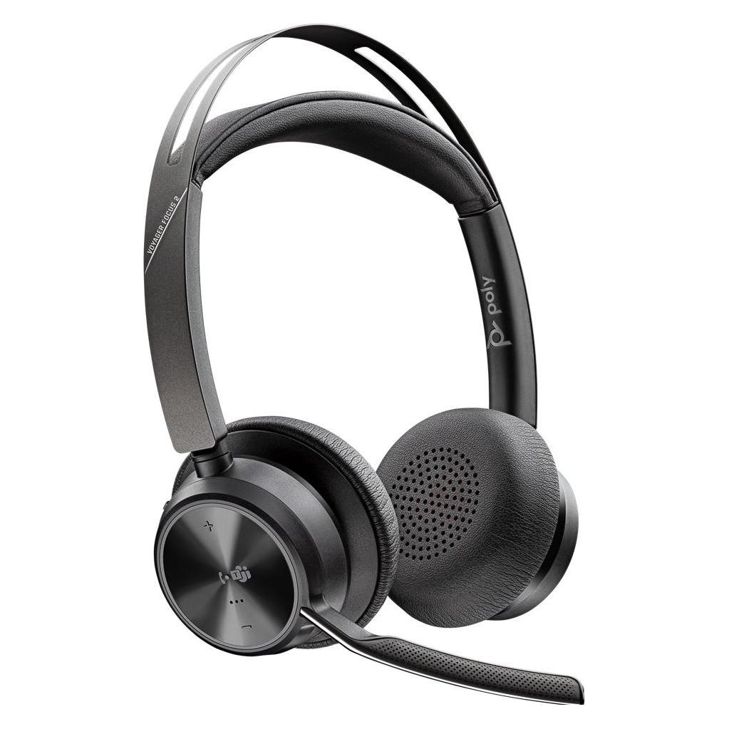 HP Poly Voyager Focus 2 + USB-C/A Adapter (Kabellos, USB-C, Microsoft Teams) (9T9J4AA#AC3)
