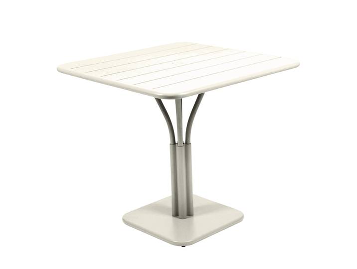 Fermob - Table carrée Luxembourg - Gris - Aluminium laqué - Designer Frédéric Sofia