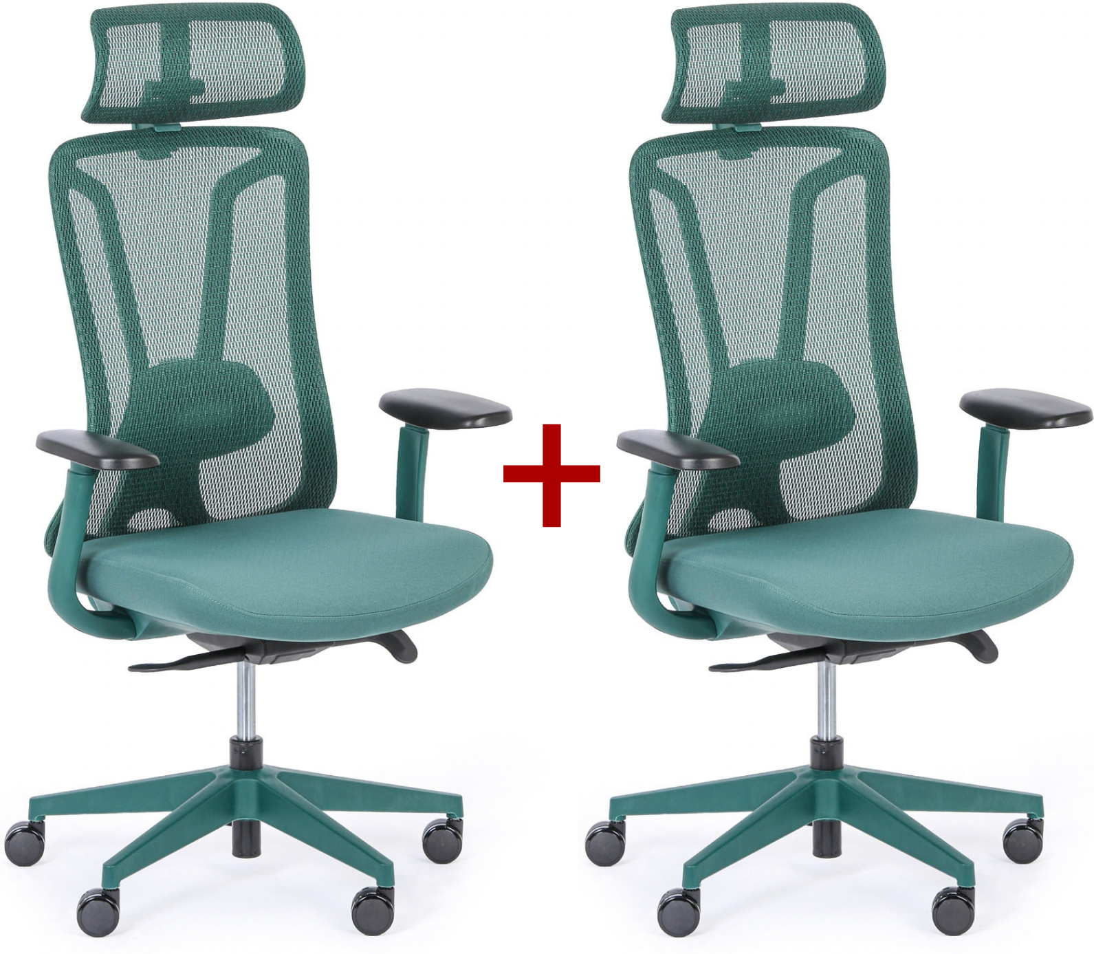 B2B Partner Bürostuhl MIDA 1+1 GRATIS, zelená