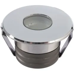 Deko-Light Bodeneinbauleuchte Peacock 2W 150lm 3000K IP67 Silber