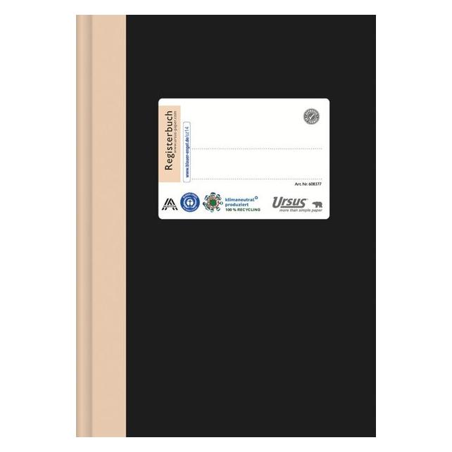 Ursus Registerbuch Papierformat: DIN A5 Ausführung der Lineatur: liniert (A5, Liniert) (608377)