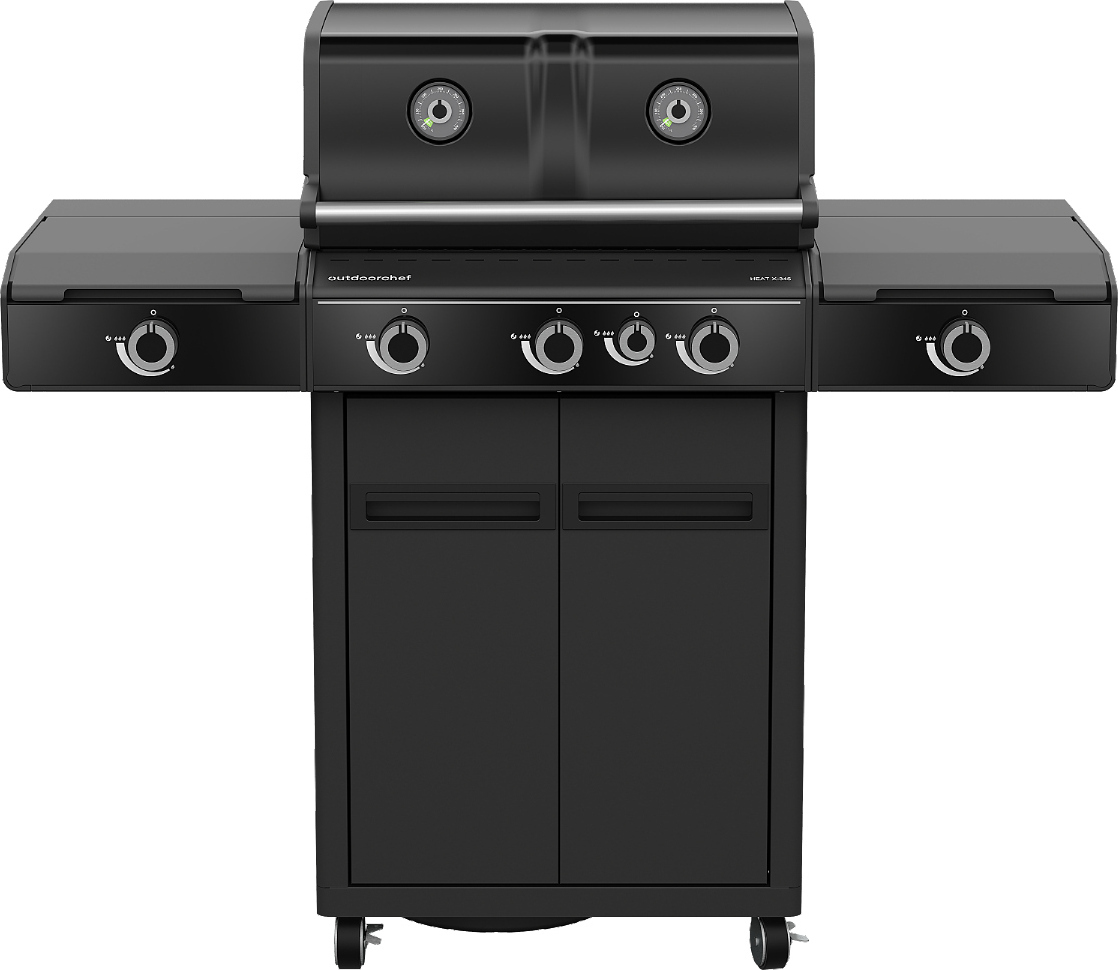 Outdoorchef Grillstation Heat X-345 RB Gasgrill 3- Brenner, 18.410.12