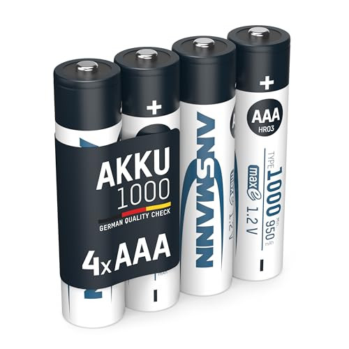 Ansmann Micro AAA NiMH Oplaadbare Accu 1000 mAh