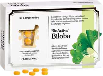 Bioactivo Suplemento Circulação Sanguínea Biloba 60 cápsulas