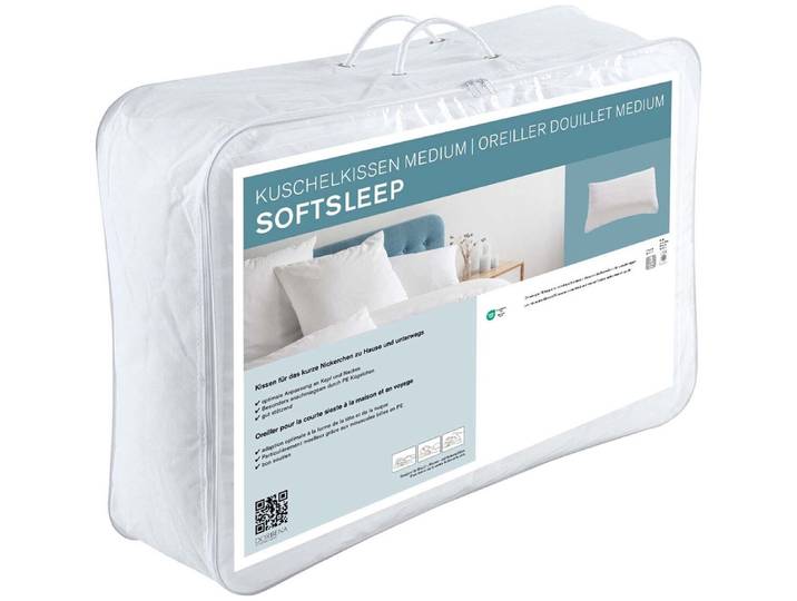 Dorbena DOR Softsleep mittelfestes Kuschelkissen 40 x 60 cm