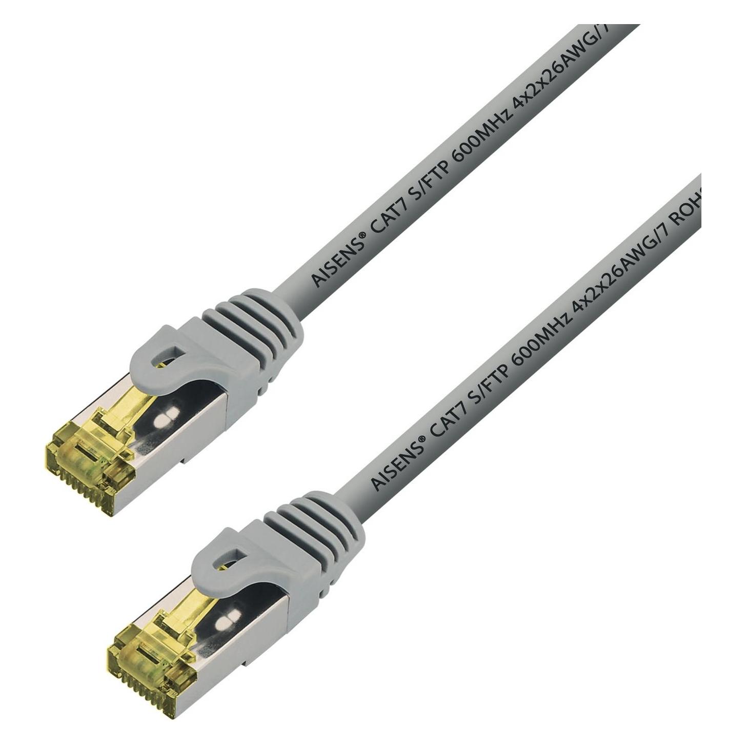 Aisens A146-0333 Netzwerkkabel Grau 0,5 mCat.7 Rohkabel S/FTP (S-STP) (S/FTP, CAT7, 0.50 m) (A146-0333)