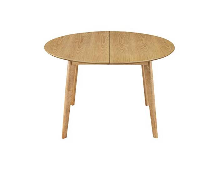 Miliboo Design-Esstisch rund ausziehbar Eiche L120-150 Leena