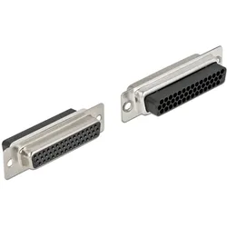 DELOCK D-Sub HD 44 Pin Crimp Buchse, Metall, 2 Stück