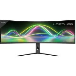 LC-Power LC-M49QCK Computerbildschirm 124,5 cm (49") 5120 x 1440 Pixel Dual QHD LCD Schwarz
