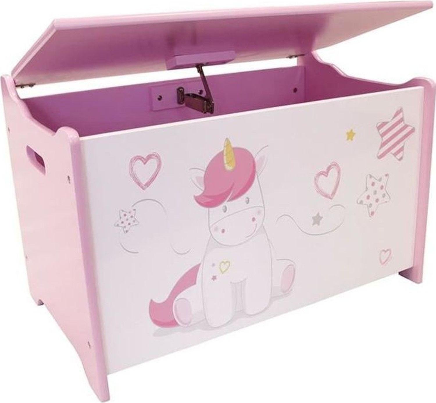 Fun House Houten Eenhoorn Speelgoedkist voor Kinderen