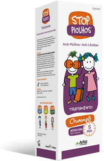 Stop Piolhos Champô Tratamento Anti-Piolhos e Anti-Lêndeas 200 ml