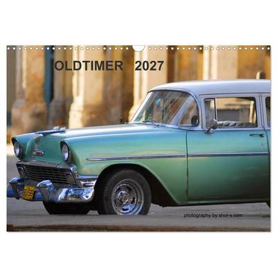 OLDTIMER 2027 (Wandkalender 2027 DIN A3 quer), CALVENDO Monatskalender