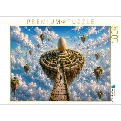 CALVENDO Puzzle Der Ursprung der Wege | 1000 Teile Lege-Größe 64x48cm Foto-Puzzle für glückliche Stunden