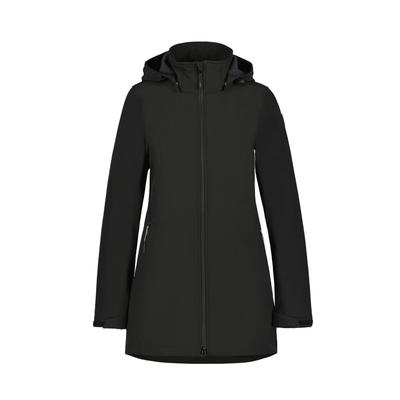 Outdoorjacke ICEPEAK "Icepeak Softshell jacke Vanderbilt", Damen, Gr. 42, schwarz, Stoff, 89% Polyester, 11% Elasthan, normal, Jacken Outdoorjacke