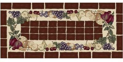 Mayberry Rug American Destination Fruitful Harvest Nylon Washable Accent Rug