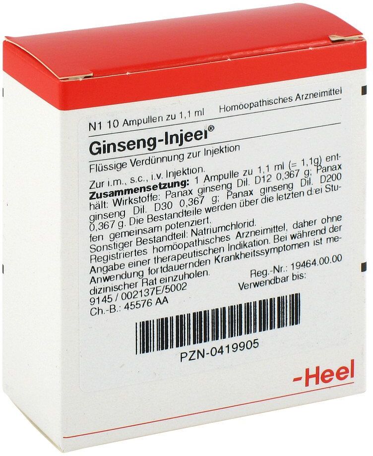Ginseng Injeel Ampullen