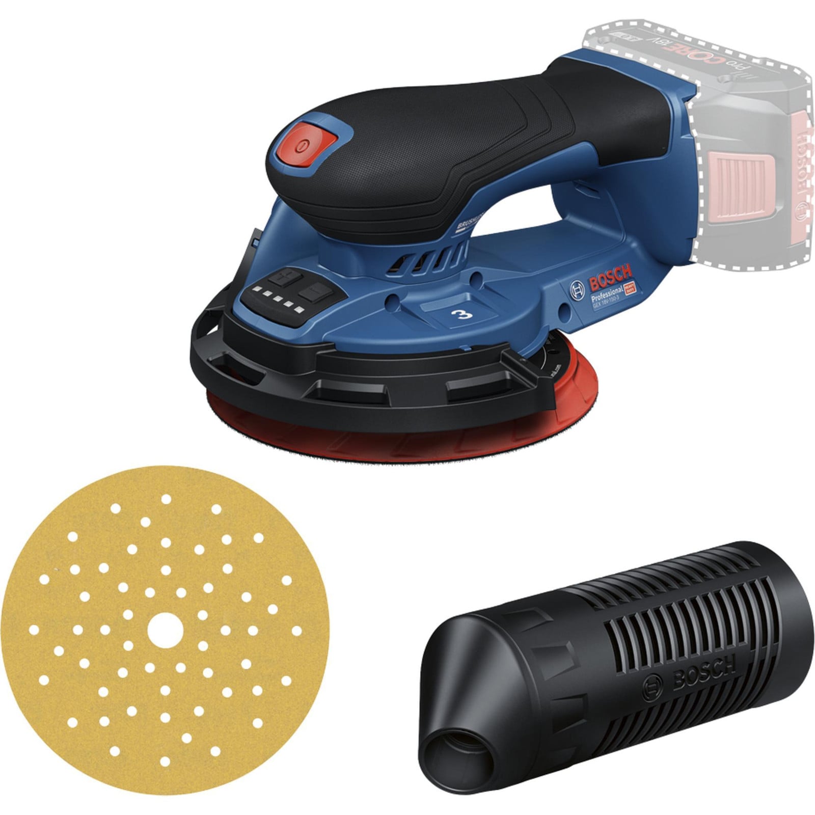 Bosch Professional Accuschroefdraadfrees GEX 18V-150-3