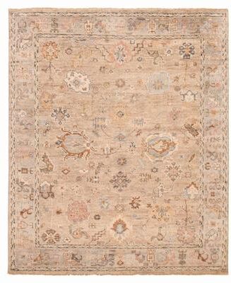 ECARPETGALLERY Hand-knotted Jules Serapi Taupe Wool Rug - 8'2 x 9'8