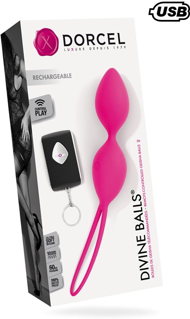 Dorcel Divine Balls Boules de geisha rechargeables contrôlé à distance