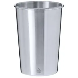 2x Edelstahlbecher, 350 ml Fassungsvermögen 2x Doppelwandiger Edelstahl-Thermo-Becher 340 ml Grau