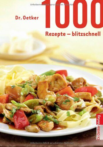 Dr. Oetker - 1.000 Rezepte blitzschnell - Preis vom 09.10.2026 07:28:09 h