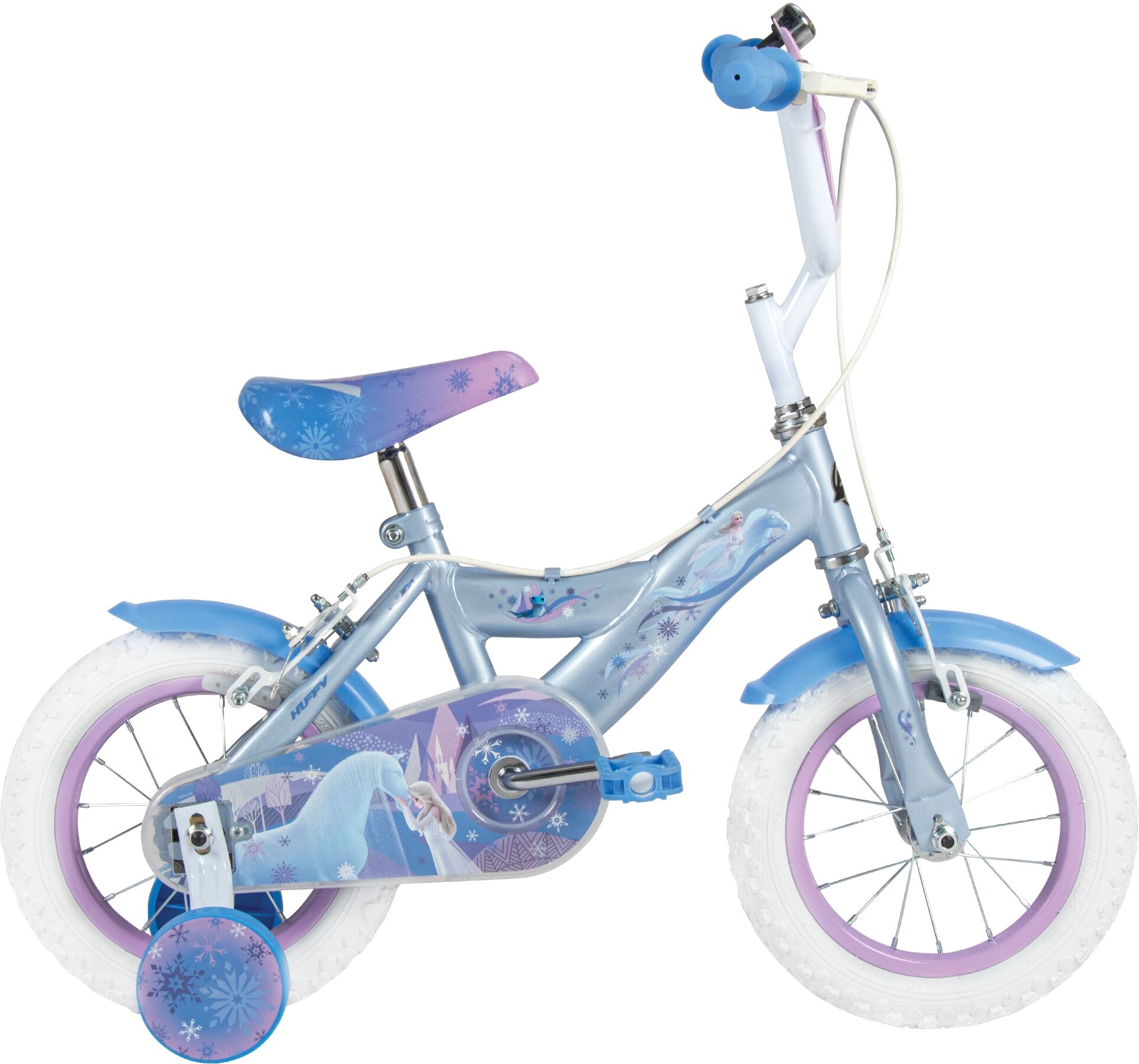 Kinderfahrrad HUFFY "Huffy Disney Frozen 12-Zoll-Fahrrad", blau, Fahrräder, Kinder, 12 Zoll (30,48cm) hinten: 12 Zoll (30,48cm)