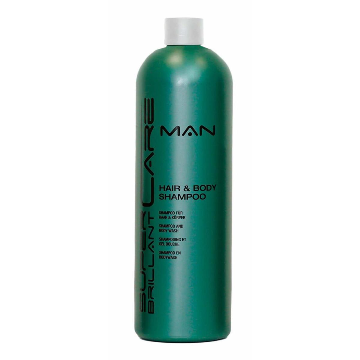 HAIR HAUS GmbH Super Brillant Care Man Hair & Body Shampoo 1000ml