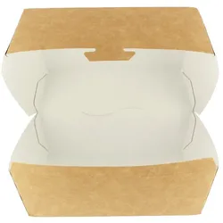 MONOUSO - Mega Kraft Burger Box 16,5 x 18 x 9 cm (200 Stück)