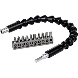 Bosch DIY flexible Verlängerung für IXO Schrauber + 11tlg. Bit-Set (2608522377)